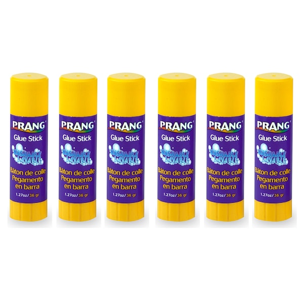 Prang Washable Glue Stick, 1.27 oz, PK6 15371 - main